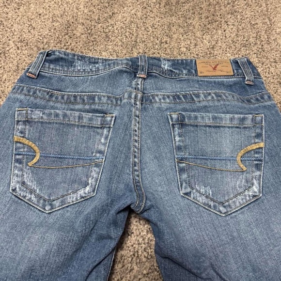 American Eagle LOW RISE Vintage Y2K Denim Shorts - Picture 7 of 8